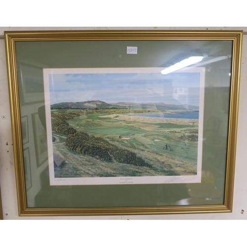 7 - A lot of three assorted Graeme W Baxter golf prints (3)