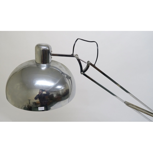 89 - A contemporary chrome Anglepoise style standard lamp