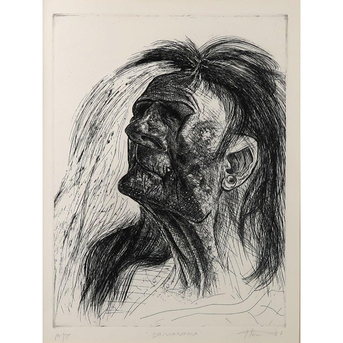 1001 - PETER HOWSON OBE (SCOTTISH b. 1958)SAMANTHAEtching, signed lower right, titled and inscribed AP (Art... 