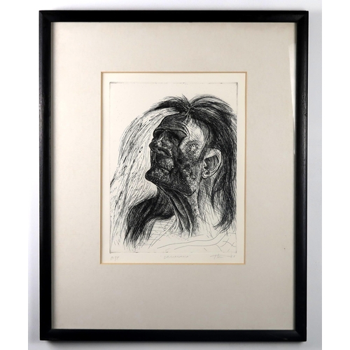 1001 - PETER HOWSON OBE (SCOTTISH b. 1958)SAMANTHAEtching, signed lower right, titled and inscribed AP (Art... 