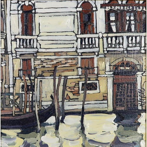 1018 - JENNIFER IRVINE RGI RSW (SCOTTISH CONTEMPORARY)GRAND CANAL, VENICEOil on canvas, signed lower right,... 