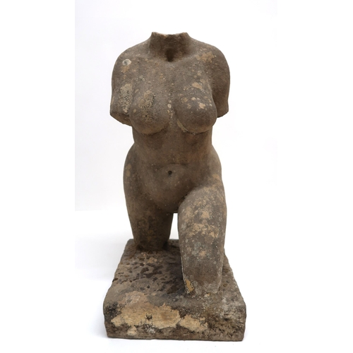 1025 - BRITISH SCHOOL (19TH/20TH CENTURY)TORSOSandstone, 46cm (18