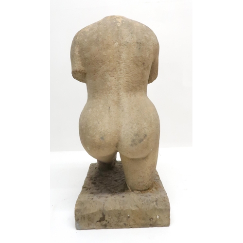 1025 - BRITISH SCHOOL (19TH/20TH CENTURY)TORSOSandstone, 46cm (18