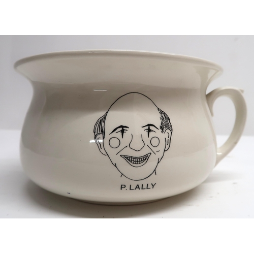 1030 - J.SPALDING & P.LALLY NOVELTY CITY CHAMBER POTBritish ceramic, 13 x 23cm (23 diameter) (5 x 9