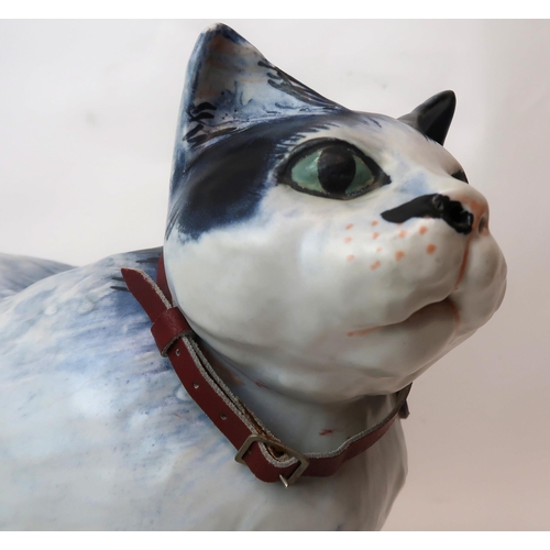 1065 - MARGERY CLINTON (SCOTTISH 1931-2005) - SMUDGE, THE PEOPLES PALACE CATPottery cat, no 11/50, dated 10... 