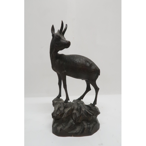 1103 - PHYLLIS MARY BONE RSA (SCOTTISH 1896-1972)GOAT; WILD BOARWood carving, signed (Wild Boar dated (19)3... 