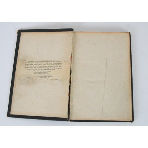 565 - POEMS CHIEFLY IN THE SCOTTISH DIALECTby Robert Burns, reprint of first edition, cover detached, with... 