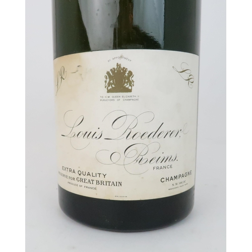 602 - A JERABOAM OF LOUIS ROEDERER CHAMPAGNEwith paper label, 50cm high