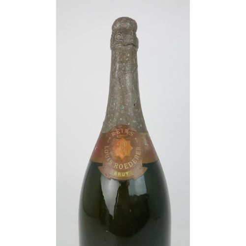 602 - A JERABOAM OF LOUIS ROEDERER CHAMPAGNEwith paper label, 50cm high