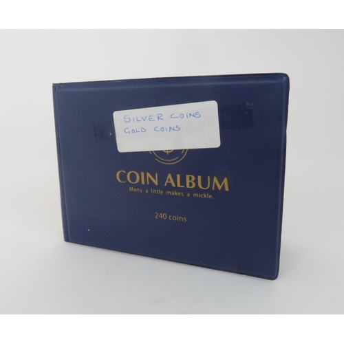 615 - AN ALBUM OF GB MAINLY PRE '47 COINSGeorge III, George IV, Victoria, Edward VII, George v silver sixp... 