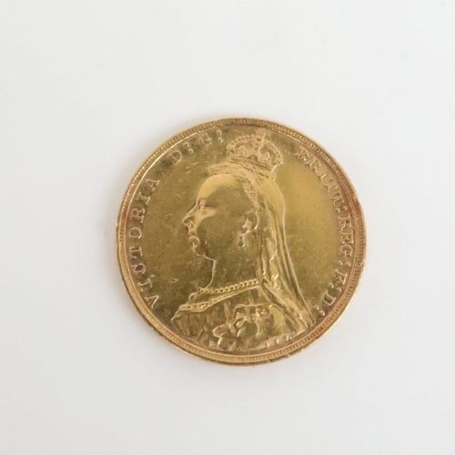 621 - A GOLD FULL SOVEREIGN 1893