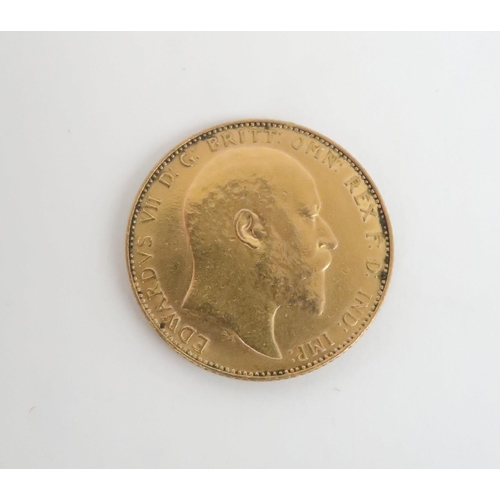 622 - A GOLD FULL SOVEREIGN 1909