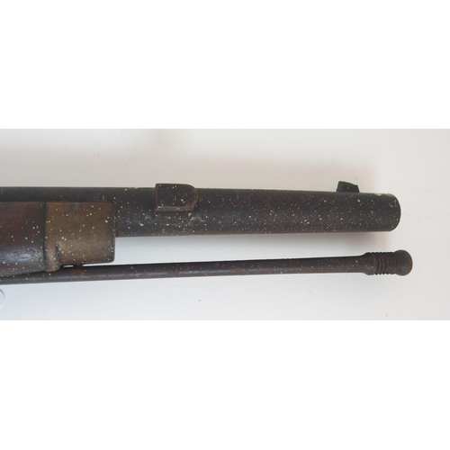 634 - A PATTERN 1861 ENFIELD PERCUSSION MUSKATOONwith short barrel for issue to Artillery units, marked 18... 