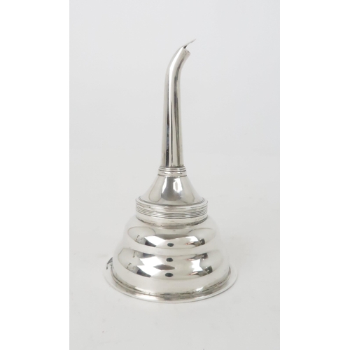 937 - A SILVER WINE FUNNELwith mixed marks, bowl London, 1829, maker W.B, 13cm high, 70grams... 