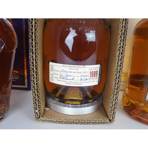 607 - THE GLENROTHES 1989 SINGLE MALT WHISKYbottled 2000, 43%vol, 700ml, Robert Burns single malt whisky, ... 