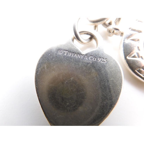 Tiffany Art II 2005 銀製 A silver Tiffany heart necklace, full T&Co silver hallmarks London