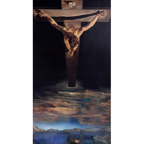 1067 - SALVADOR DALI (1904-1989) CHRIST OF SAINT JOHN Print multiple, 71 x 39cm Together wit... 