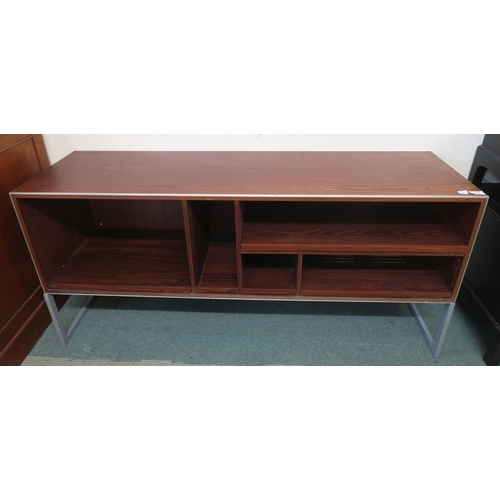 110 - A mid 20th century stained teak 