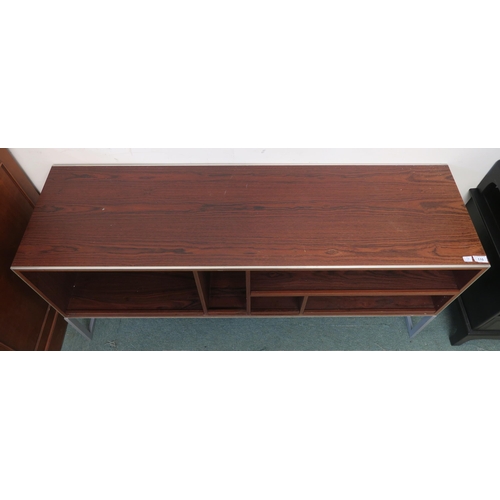 110 - A mid 20th century stained teak 