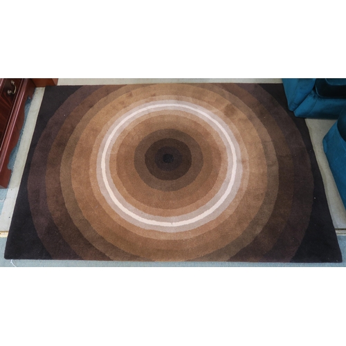 115 - A contemporary hinterland wool Indian rug, 180cm long x 122cm wide 