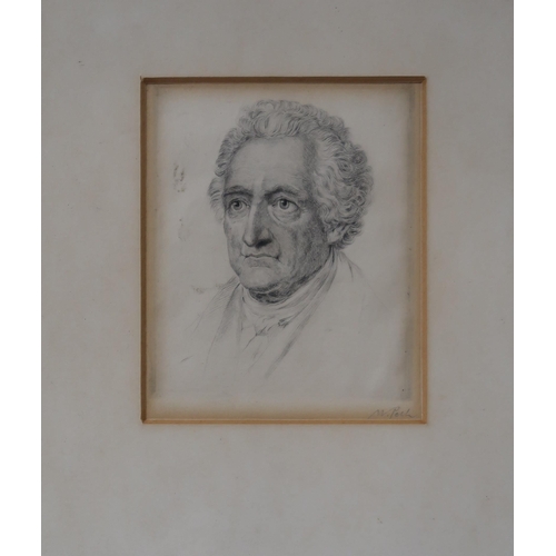 964 - NATHANIEL SPARKS Malmesbury Abbey, signed, etching,32 x 18cm and WILHELM PECH Four composers, s... 