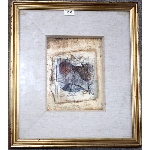 1093 - ROBERT TURNBULL HAIG SMITH (1938-2016)OLD PLOUGH Mixed media on board, signed lower right, 27 x... 