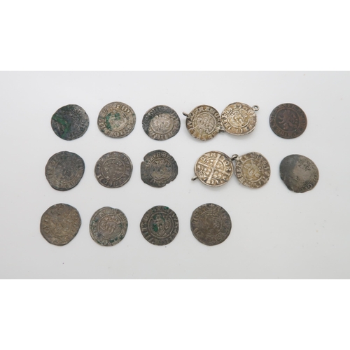 502A - A small collection of coins including a Scotland Alexander III silver penny, second coinage 1280-), ... 