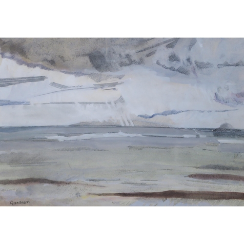 835 - ALEXANDRA GARDNER (SCOTTISH b.1945)SEASCAPEWatercolour, signed lower left, 22 x 33cm... 