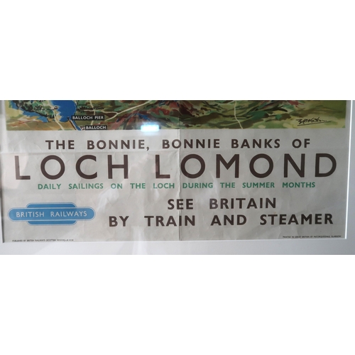 450 - A British railway poster of Loch Lomond, published by British Railways, Scottish Region, 100 x 60cm