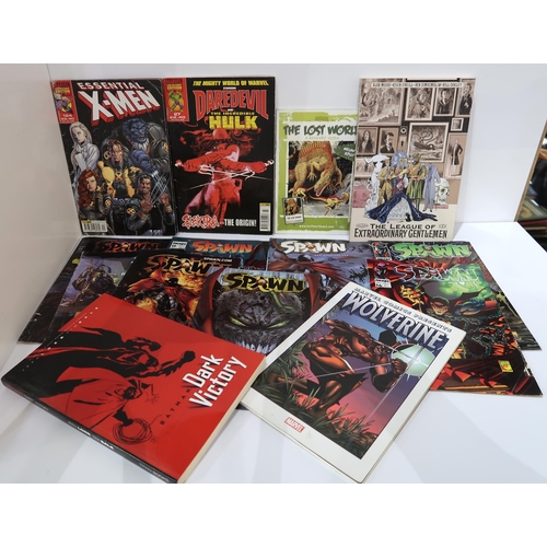 465 - A lot of comics and graphic novels together with The Complete Book of Drawing Manga