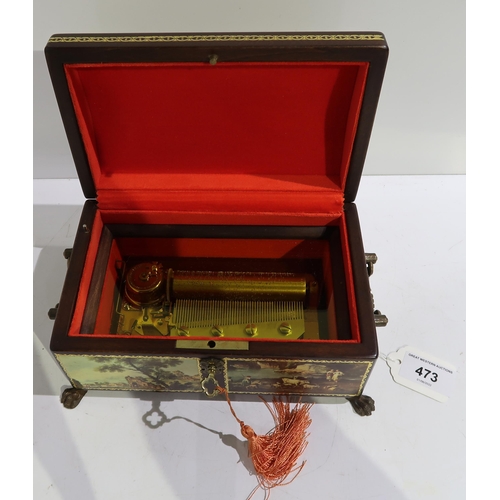 473 - A Swiss Reuge Sainte Croix wind up music box