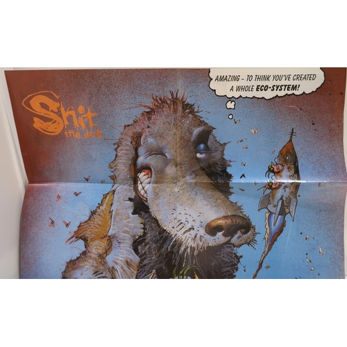 479 - The first four issues of Shit the Dog poster magazine created by Simon Bisley, Alan Grant, John Wagn... 