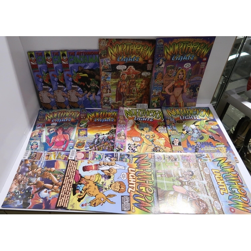 480 - A lot of Under the Counter Culture, Northern Lightz comics including issues 1 to 8 together with the... 