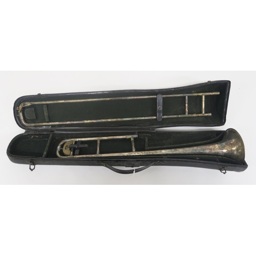 416 - A J Higham Ltd trombone, inscribed Contesting Model Class A Exhibition Prize Medals Awarded to J Hig... 