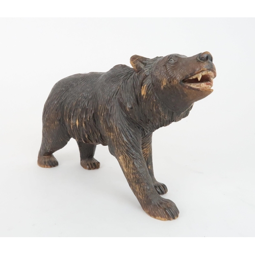 187 - A BLACK FOREST MOTHER BEAR AND CUBSlargest 27cm long