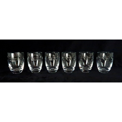 239 - A SET OF TWELVE WATERFORD CRYSTAL JOHN ROCHA 