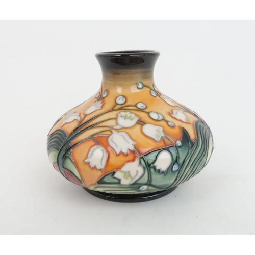 305 - A MOORCROFT LIMITED EDITION LILY OF THE VALLEY PATTERN VASE designed by Emma Bossons, 2000,&nbs... 