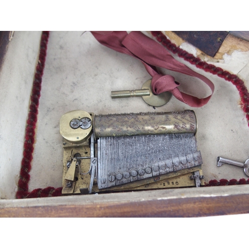 621 - A 19TH CENTURY FRENCH MUSICAL SEWING BOXin the form of a grand piano, rosewood case with line inlay ... 