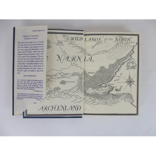 633 - C.S. LEWIS THE CHRONICLES OF NARNIAcomprising The Lion, the Witch and the Wardrobe, 1954, ... 