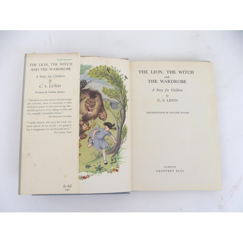 633 - C.S. LEWIS THE CHRONICLES OF NARNIAcomprising The Lion, the Witch and the Wardrobe, 1954, ... 