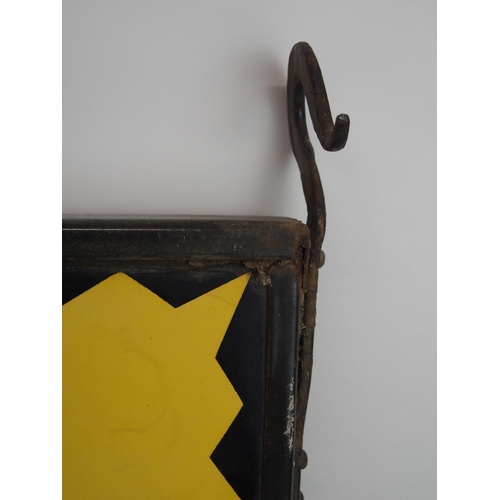 662 - AN ENAMEL AA DOUBLE-SIDED HOTEL SIGNby Franco SW1, with original bracket, 80 x 56cm... 