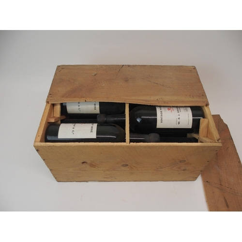 705 - A CASE OF W & J GRAHAM FINEST RESERVE VINTAGE PORT 1970in original wooden case (12)... 