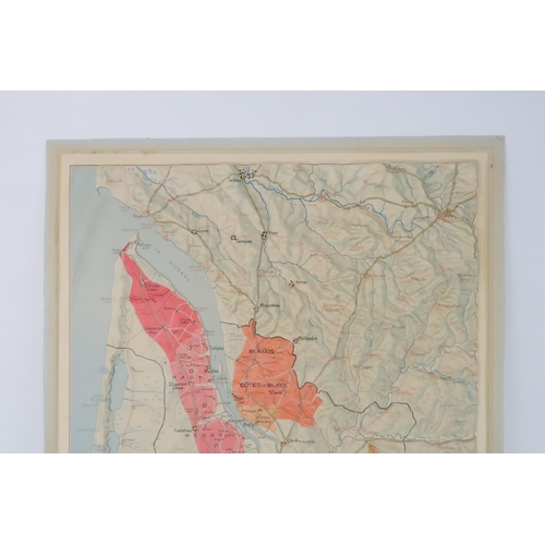 710 - A COLLECTION OF 1960'S WINE MAPSincluding The Burgundy and Rhone Vineyards of France, The Bordeaux V... 