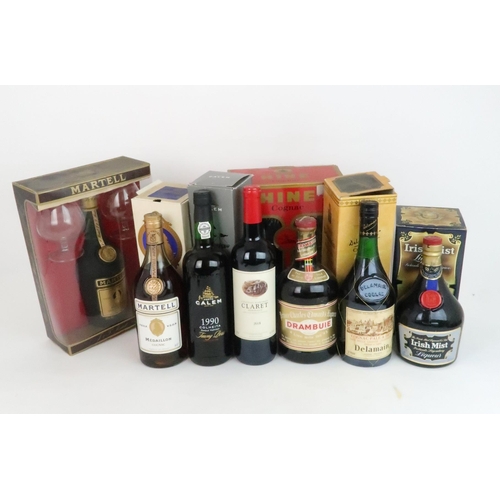 716 - ASSORTED LIQUEURS AND OTHERS including De Kuyper Creme de Cacao, Creme De Bananes, Dutch Geneve, Slo... 