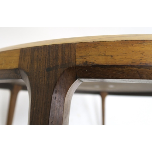 104 - A MID 20TH CENTURY DANISH ROSEWOOD JOHANNES ANDERSON FOR CFC SILKEBORG COFFEE TABLE49cm high x 100cm... 