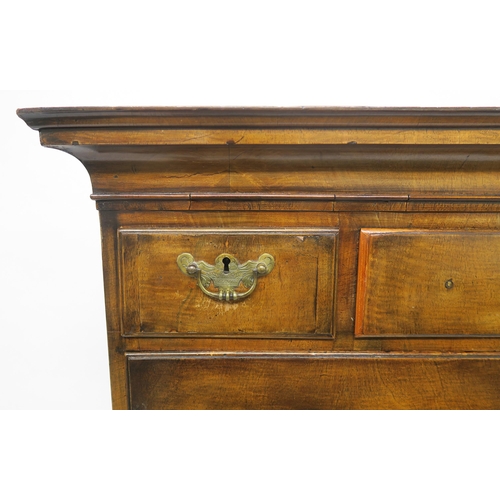49 - A 19TH CENTURY MAHOGANY CHEST ON STANDwith three short drawers above three long drawers on single dr... 