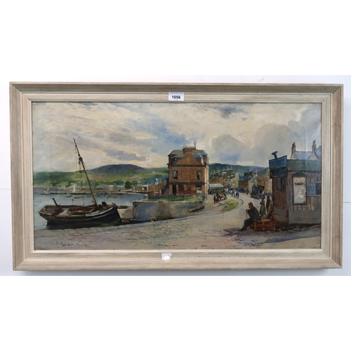 1056 - CHARLES JAMES LAUDER RSW (SCOTTISH 1841-1920)GOUROCKOil on canvas, signed and inscribed with title, ... 