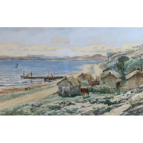 1061 - DAVID FARQUHARSON ARA ARSA RSW ROI (SCOTTISH 1839-1907)NOONDAY SHELTERWatercolour with gouache on pa... 