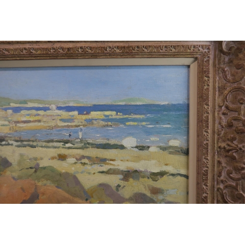 1069 - ALLAN DOUGLAS MAINDS (SCOTTISH 1881-1945)LARGO BAY Oil on board, 24 x 33cm (9.5 x 13