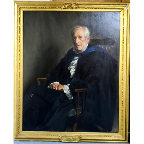 1079 - JOHN HENRY LORIMER RSA RSW ROI RP RWS (SCOTTISH 1856-1936)PORTRAIT OF THOMAS SMITH, MA DD LLD - EDIN... 